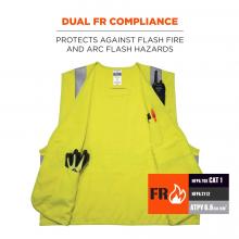 dual FR compliance: protects against flash fire and arc flash hazards.NFPA 70E CAT 1. NFPA 2112. ATPV 6.6cal/cm2  image 3