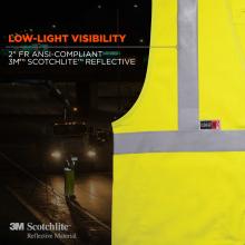 low-light visibility: 2" FR ansi-compliant 3M Scotchlite reflective material image 5