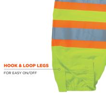 Hook and loop legs: for easy on and off