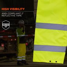 2” reflective tape: for enhanced low-light visibility. 