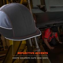 Reflective accents: keeps wearers safe and seen