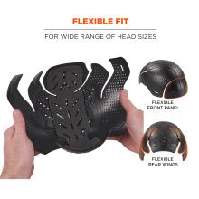 Ergodyne Skullerz 8943F (X) – Inserti Per Caschetto Antitrauma Universale, Flessibili, Per Berretti Da Baseball, Protezione Da Urti