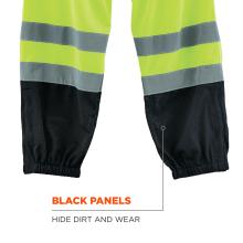 Black Panels: hide dirt and wear