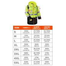 Size chart for sizes S - 5XL. Screen readers, please view size chart after color selector for optimal experience.