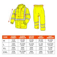 Size chart. View HTML size chart after size selector for best screen reader experience