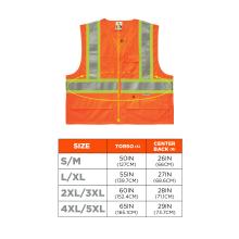 GloWear 8235ZX Two-Tone X-Back Safety Vest - Type R, Class 2