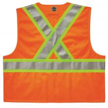 GloWear 8235ZX Two-Tone X-Back Safety Vest - Type R, Class 2