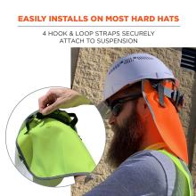 GloWear 8006 Hi-Vis Hard Hat Neck Shade | Ergodyne