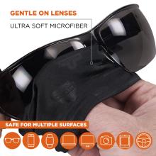 Gentle on lenses: ultra soft microfiber is safe for multiple surfaces like glasses, phones, watches, laptops, tvs, cameras and more