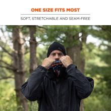 One size fits most: soft, stretchable and seam-free.