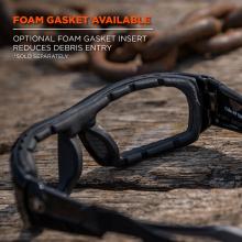 Foam gasket available: optional foam gasket insert reduces debris entry sold seperately