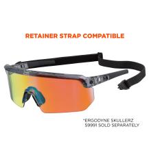 Retainer strap compatible, Ergodyne Skullerz 59991 strap not included