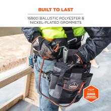 Arsenal 5517 Topped Tool Pouch with Snap-Hinge Zipper Closure