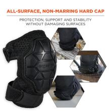 All-surface, non-marring hard cap: Protection, support, and stability without damaging surfaces.