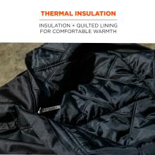 Thermal insulation: Insulation and quilted lining for comfortable warmth.