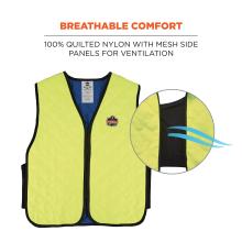 Chill-Its 6665 Evaporative Cooling Vest - Embedded Polymers