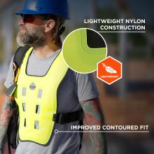 Lightweight nylon construction. Features a lightweight design and improved contoured fit for comfort and mobility.