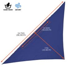 Dimensions: total length of 34.75 inches or 88.26cm and width of 17 inches or 43.18cm. Forehead band has a length of 14.5 inches or 36.83cm. Hand wash and air dry