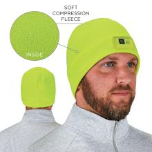 Soft Compression Fleece: Made from soft compression fleece material for comfort and warmth.