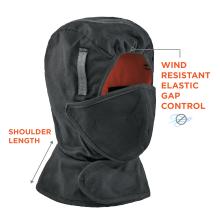 Liner and mouthpiece allow for wind resistant elastic gap control and shoulder length