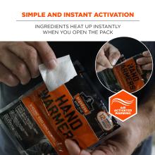Simple and instant activation: ingredients heat up instantly when you open the pack