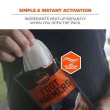 Simple and instant activation: ingredients heat up instantly when you open the pack