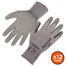 Proflex 7024-12PR PU Coated Cut-Resistant Gloves - ANSI A2, 13g (12-Pair)