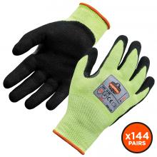 ProFlex 7041-CASE Hi-Vis Nitrile-Coated Cut-Resistant Gloves - ANSI A4, WSX Wet Grip (144-Pair)
