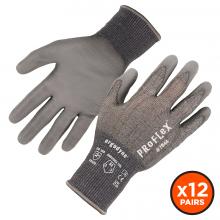 Proflex 7044-12PR PU Coated Cut-Resistant Gloves - ANSI A4, 18g (12-Pair)