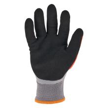 Palm of thermal coated impact resistant gloves