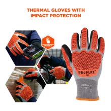 Thermal gloves with impact protection. Gloves are touchscreen friendly