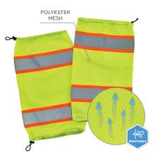 Breathable Mesh: Made from lightweight polyester mesh, these gaiters are engineered for breathability. The ventilated design helps regulate temperature, making them ideal for hot or humid work conditions.
