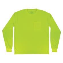 Front of lime long sleeve t-shirt