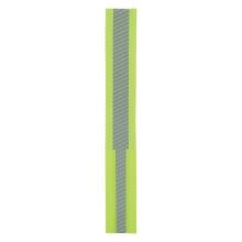 Lime hi vis arm band laid flat
