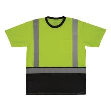Front of class 2 essential lime hi-vis t-shirt