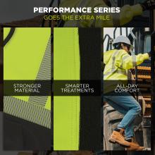 Part of the Performance Series, this hoodie goes the extra mile with stronger material, smarter fabric treatments, and all-day comfort engineered for demanding work environments.
