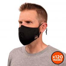 Skullerz 8800-CASE Contoured Face Cover Mask - Reusable, Cotton (120-Pack)