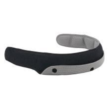3q view of safety helmet sweatband on form