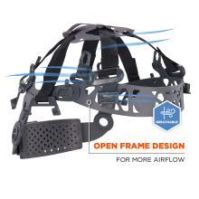 Open Frame Design: The breathable open frame design improves airflow, enhancing comfort during long wear.