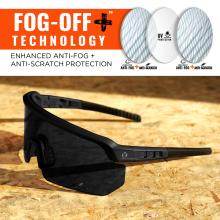 Fog off plus technology: enhances anti-fog and anti-scratch protection