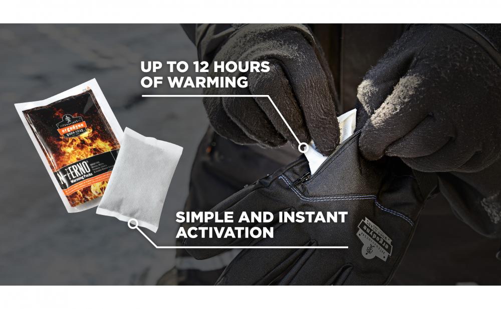 Up to 12 hours of warming. Simple and instant activation