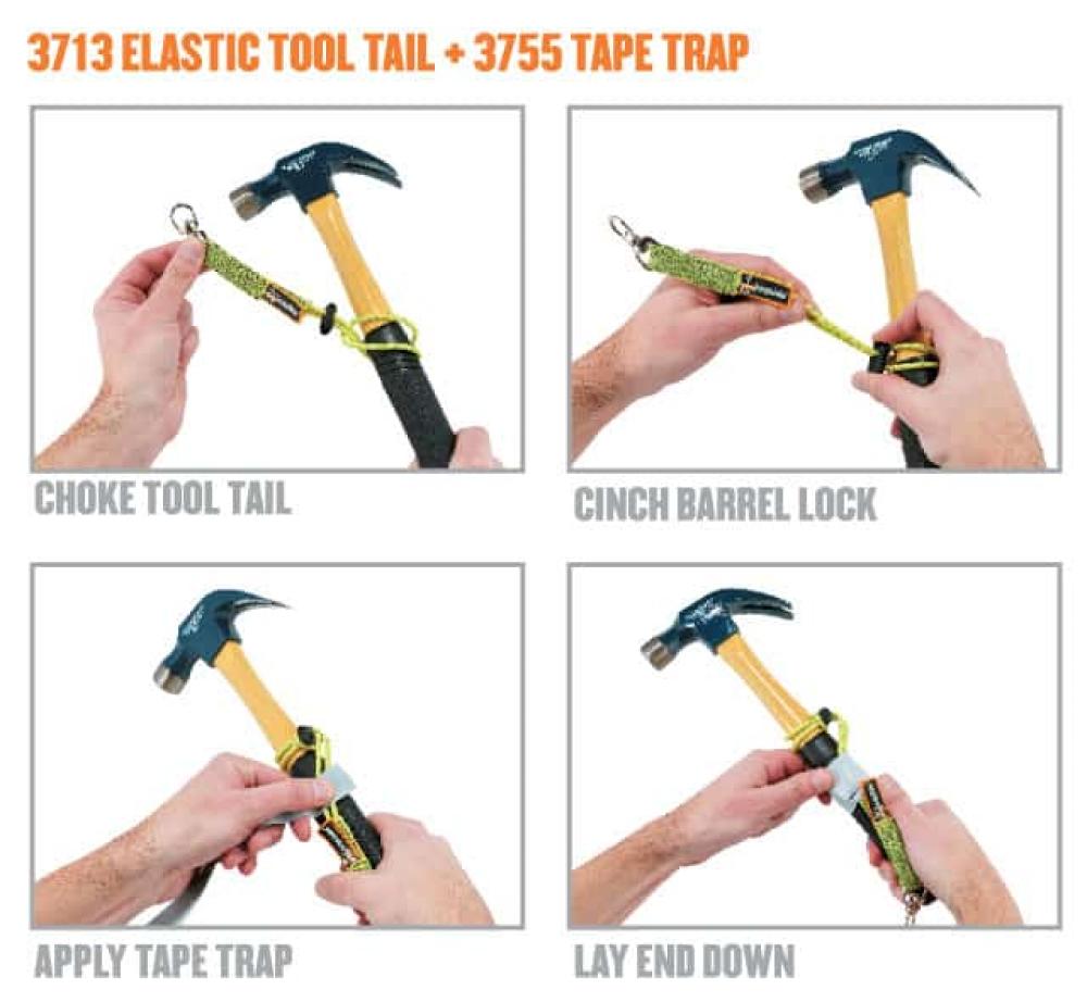 3713 elastic tool tail and 3755 tape trap