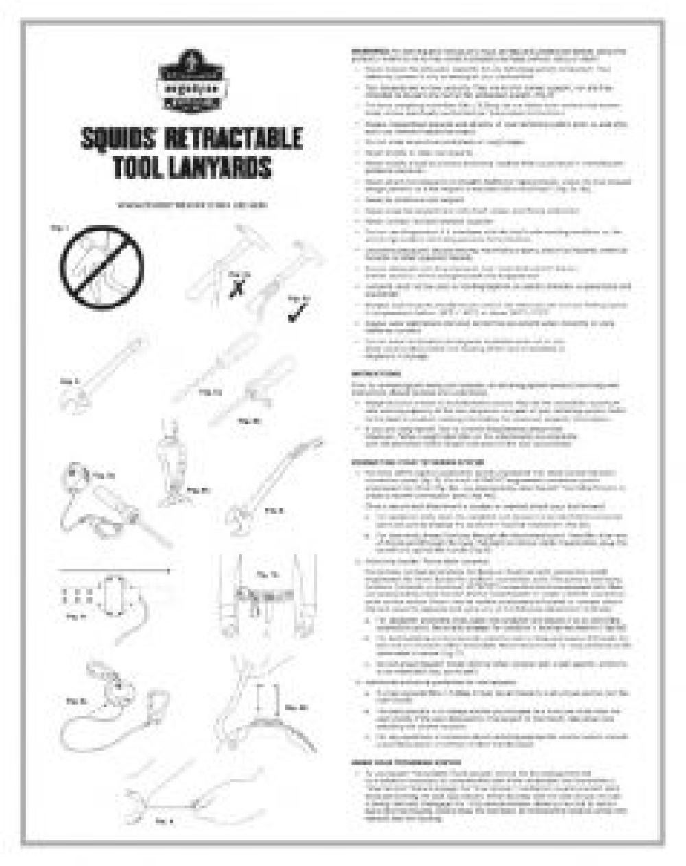 Product instructions and illustrations