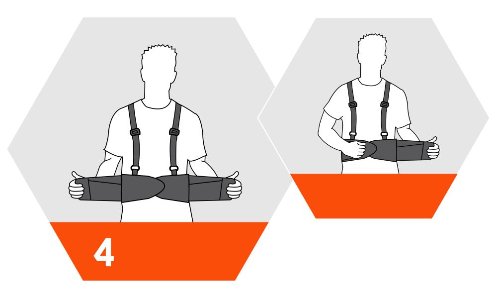 How to put on a back support graphic 4
