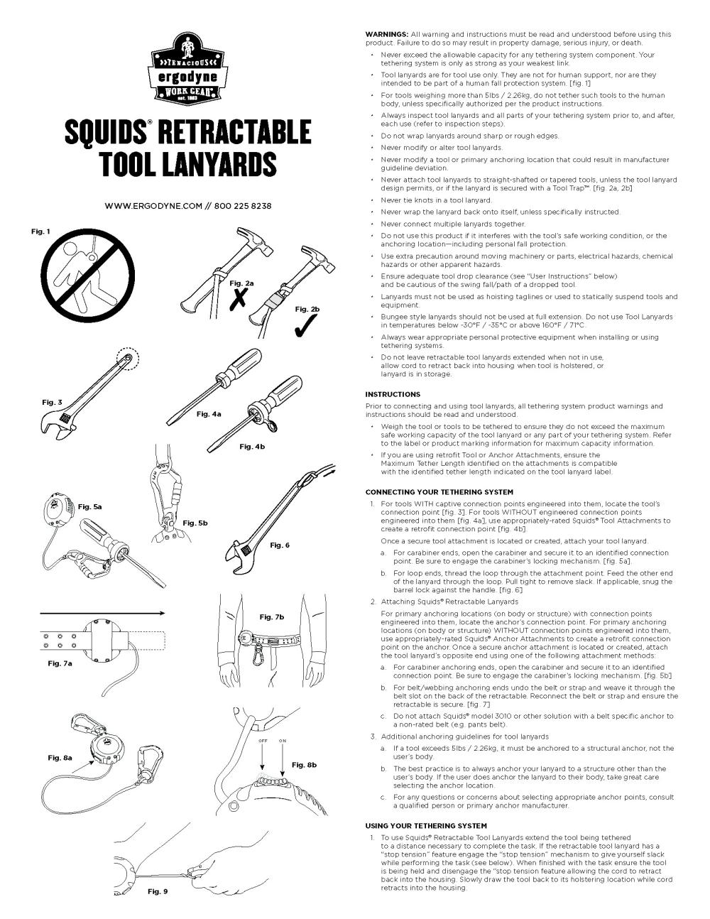 Squids lanyards instructions