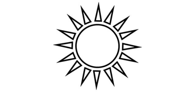 Sun icon