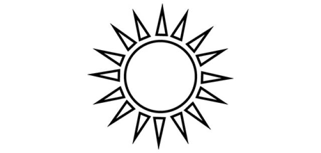 Sun icon