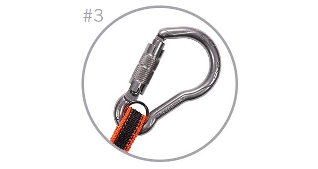 Carabiner connection