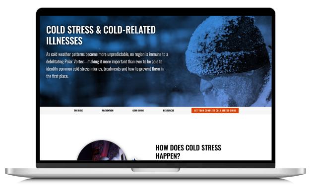 Ergodyne Cold Stress Educational Page