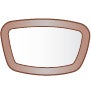 Clear Lens, Translucent Tan Frame